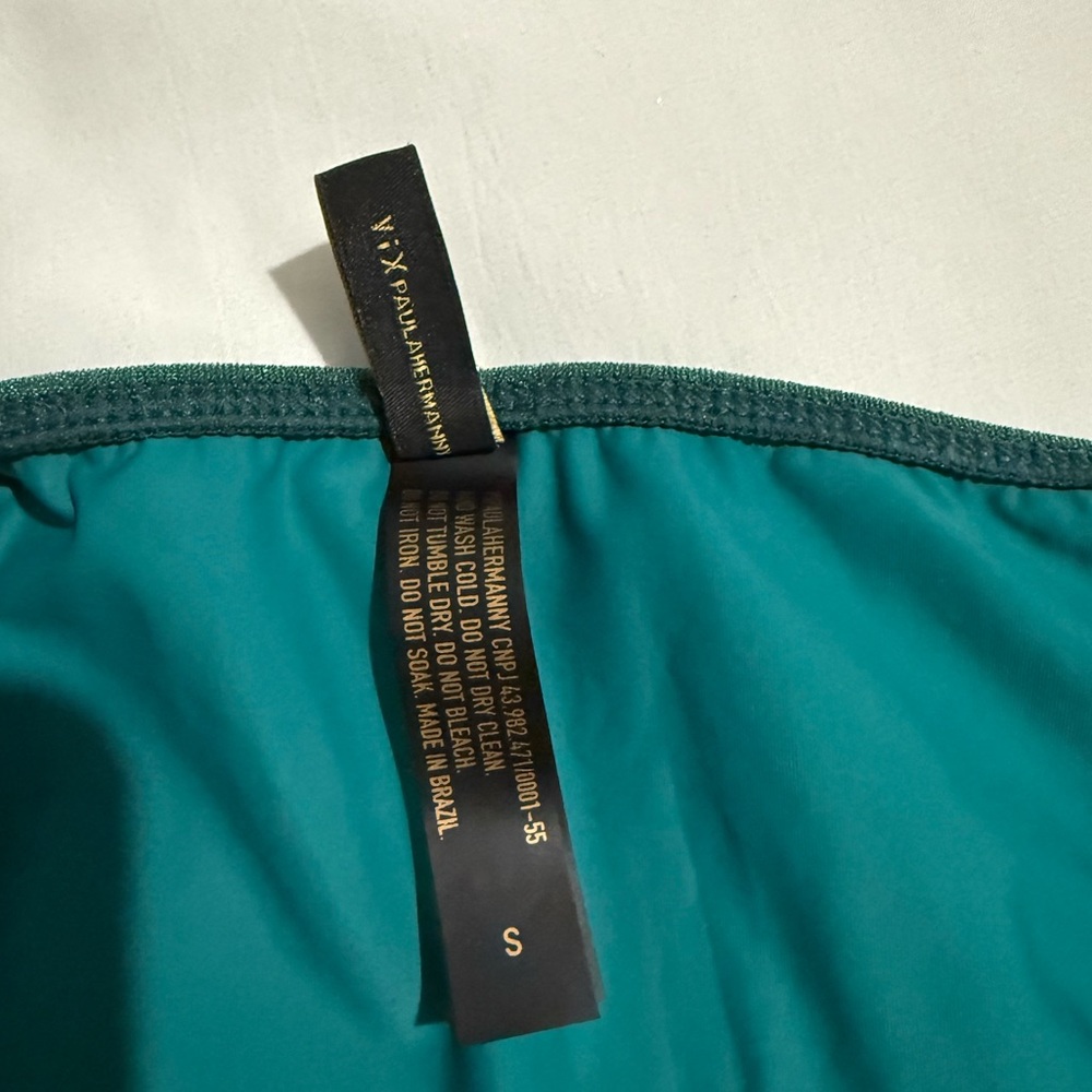 Teal Tie-Side Bikini Bottom - Picture 4 of 5